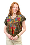 Sister Mary By Ivy Jane Bolero Top in Green Plaid
