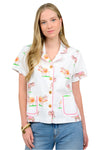 Sister Mary By Ivy Jane Burrito Shacket in White