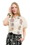 Sister Mary By Ivy Jane Flamenco Top in Ivory