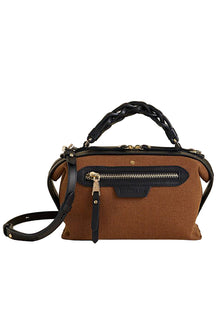  Spartina Sable Selena Satchel in Toffee/Black