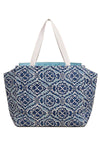 Spartina Shop Tote in Serpentine Medallion Ikat Cream