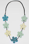 Sylca Designs Aqua Flower Power Necklace