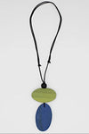 Sylca Designs Blue Double Bead Alaina Pendant