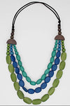 Sylca Designs Green and Blue Savannah Necklace