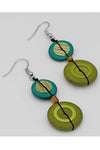Sylca Designs Green Bobbie Earrings