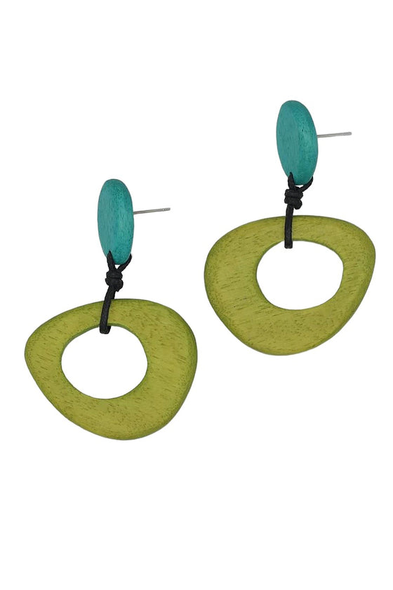 Sylca Designs Green Statement Jasper Earrings