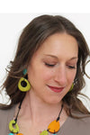 Sylca Designs Green Statement Jasper Earrings