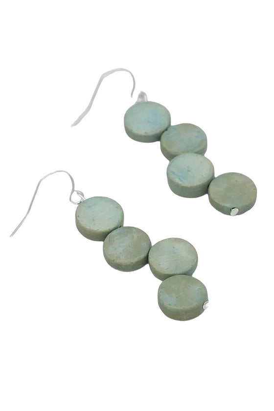 Sylca Designs Mint Eva Dangle Earrings