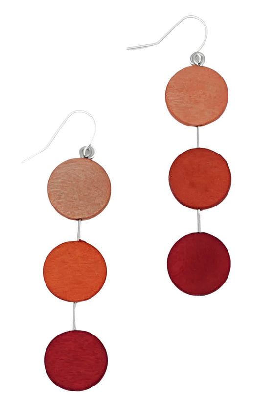 Sylca Designs Orange Ashlyn Dangle Earring