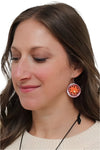 Sylca Designs Orange Reign Earrings