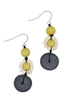 Sylca Designs Petite Daisy Chartreuse Earrings BP25E12