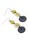 Sylca Designs Petite Daisy Chartreuse Earrings BP25E12