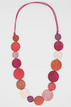 Sylca Designs Pink Caryn Circle Necklace