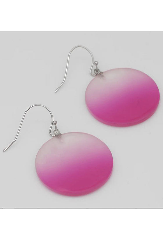 Sylca Designs Pink Fantasy Ombre Earrings