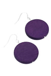 Sylca Designs Purple Dot Rosie Earrings