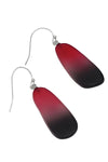 Sylca Designs Red and Black Bennett Earrings