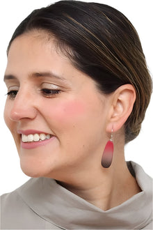  Sylca Designs Red and Black Bennett Earrings