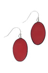 Sylca Designs Red Hadley Drop Earrings LS24E03-RED