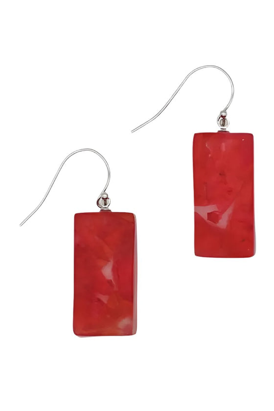 Sylca Designs Red Vega Earrings