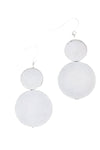 Sylca Designs Silver Double Bead Sarah Earrings