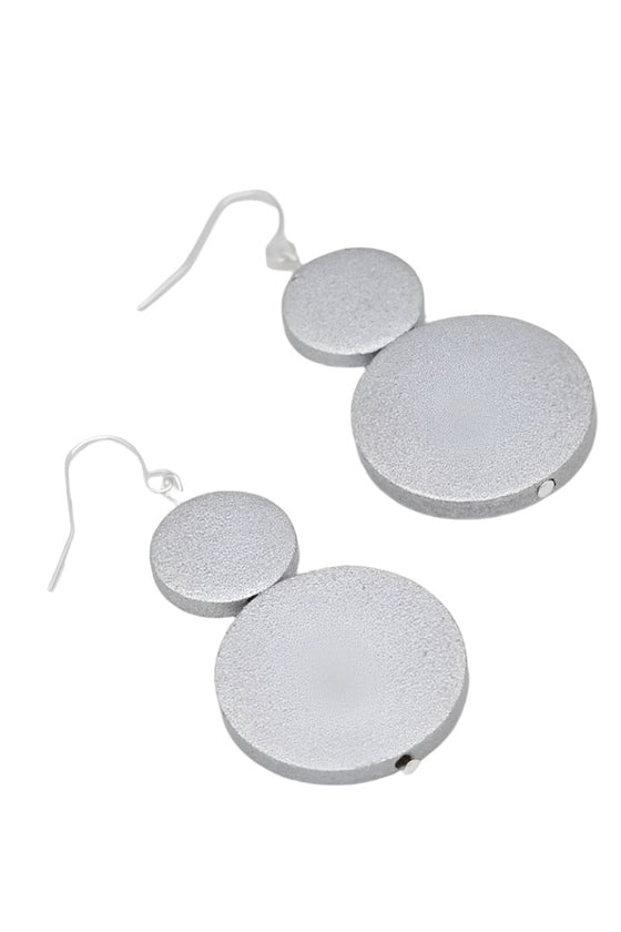 Sylca Designs Silver Double Bead Sarah Earrings