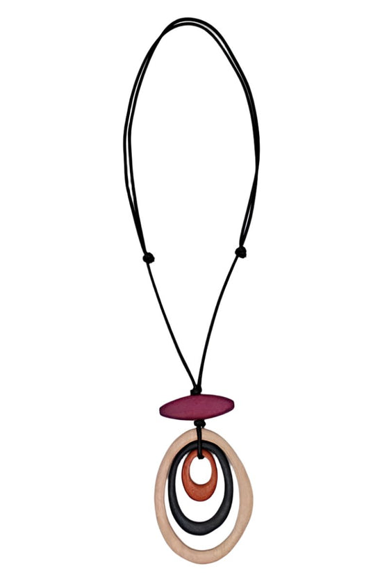 Sylca Designs Wine Abstract Naomi Pendant