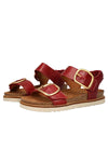Taos On The Double Sandal in Red