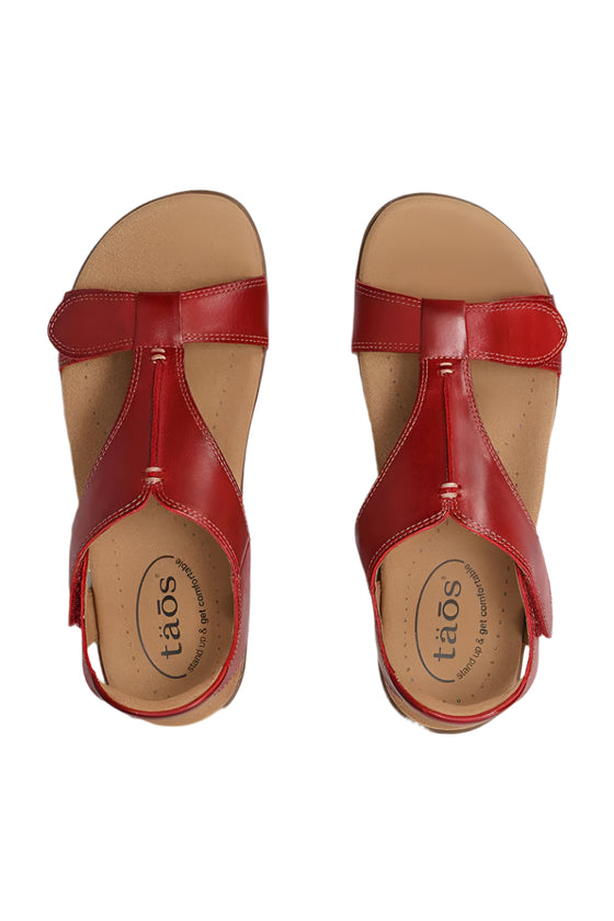 Taos The Show Sandal in Red