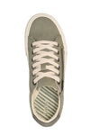 Taos Z Soul Canvas Sneaker in Sage/Olive Distressed