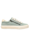 Taos Z Soul Canvas Sneaker in Spearmint/Cream Distressed