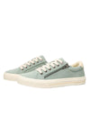 Taos Z Soul Canvas Sneaker in Spearmint/Cream Distressed