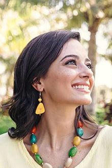  Taqua by Soraya Cedeno Alma Earrings in Amarillo Style 1E800-AM