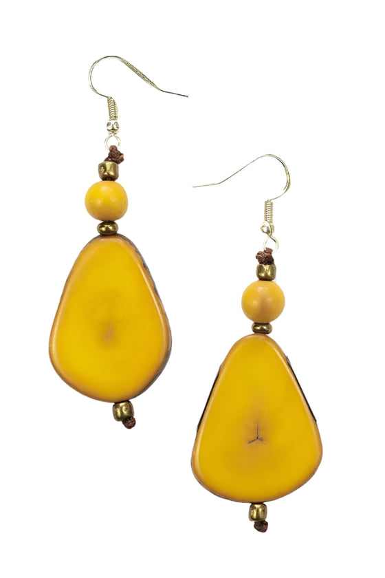 Taqua by Soraya Cedeno Alma Earrings in Amarillo Style 1E800-AM