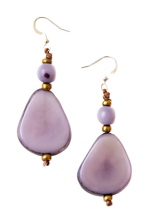 Taqua by Soraya Cedeno Alma Earrings in Lavender Style 1E800-LV