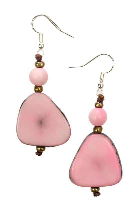 Taqua by Soraya Cedeno Alma Earrings in Pink Style 1E800-PK