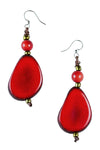 Taqua by Soraya Cedeno Alma Earrings in Red