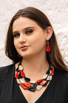 Taqua by Soraya Cedeno Alma Earrings in Red