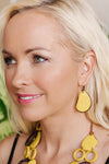Taqua by Soraya Cedeno Amigas Earrings in Yellow
