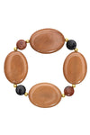 Taqua by Soraya Cedeno Avery Bracelet in Mocha Combo 1B1824-MOCHA-COMBO