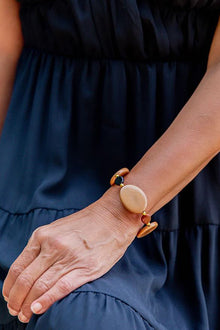  Taqua by Soraya Cedeno Avery Bracelet in Mocha Combo 1B1824-MOCHA-COMBO