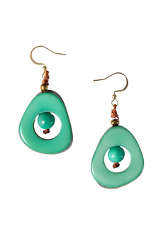  Taqua by Soraya Cedeno Aztec Earring in Mint Style 1E101-MT