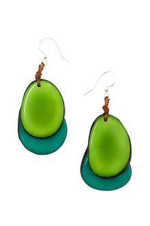  Taqua by Soraya Cedeno Fiesta Earring in Lime Emerald Green Style 1E410-LI-ES