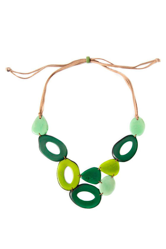 Taqua by Soraya Cedeno Lexie Necklace in Esmerald Combo Style SC1731-ES-COMBO