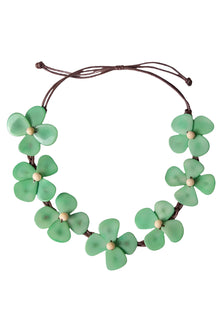  Taqua by Soraya Cedeno Lupita Necklace in Mint Style SC1818-MT
