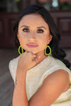 Taqua by Soraya Cedeno Marianitas Earring in Lime Style 1E440-LI