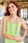 Taqua by Soraya Cedeno Patricia Necklace in Lavender Combo