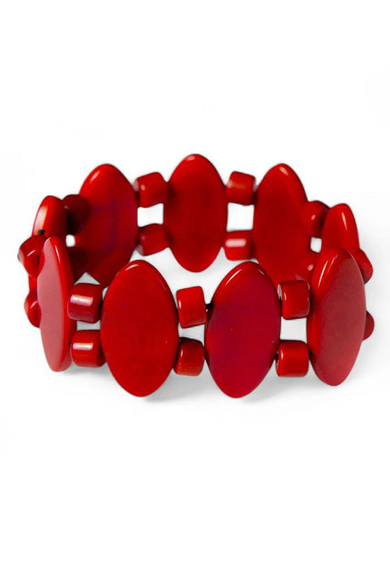 Taqua by Soraya Cedeno Payton Bracelet in Red 1B1924-RO