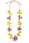 Taqua by Soraya Cedeno Rosie Necklace in Lavender Lime Style LC1629-LV-LI