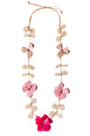 Taqua by Soraya Cedeno Rosie Necklace in Pink Combo Style LC1629-PK-COMBO