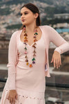 Taqua by Soraya Cedeno Taqua Slice Necklace in Fall Combo